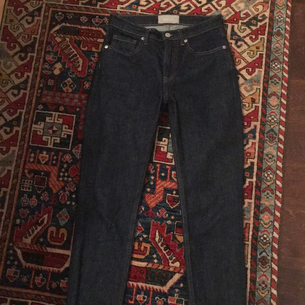 Everlane mid-rise skinny jeans Dark Indigo size 26
